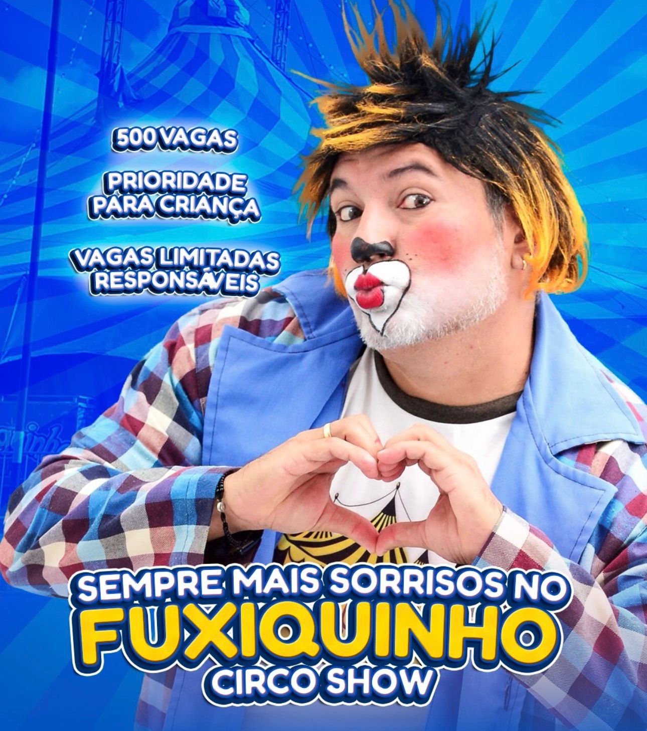 Ação Social leva crianças ao Fuxiquinho Circo Show em parceria com o Sempre Mais Atacado