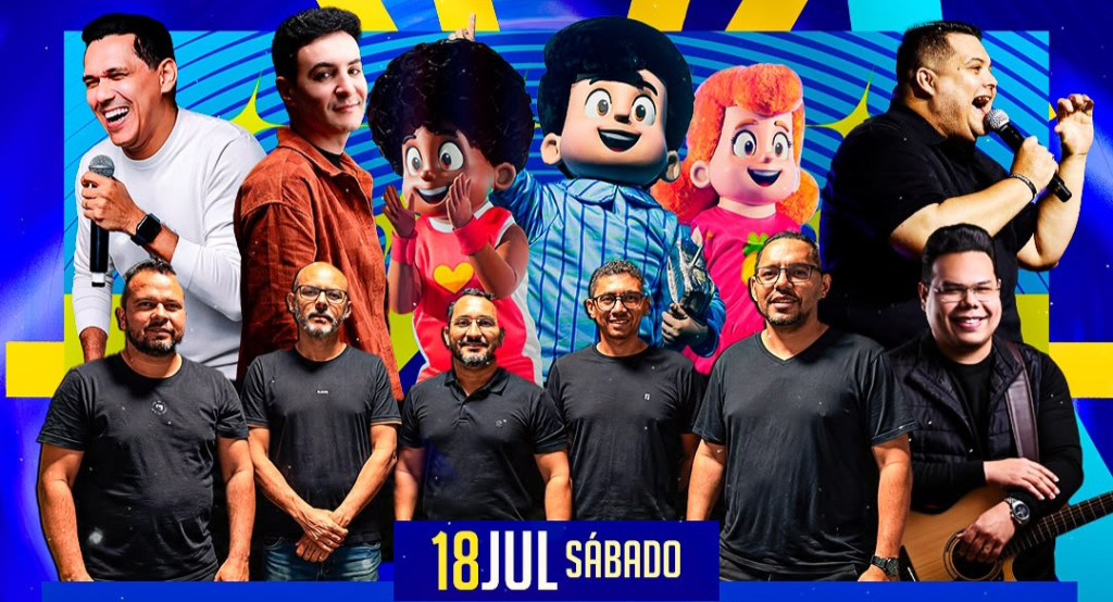 Sal & Luz: 3 Palavrinhas, Leandro Borges, Cícero Oliveira, Som & Louvor e mais neste sábado