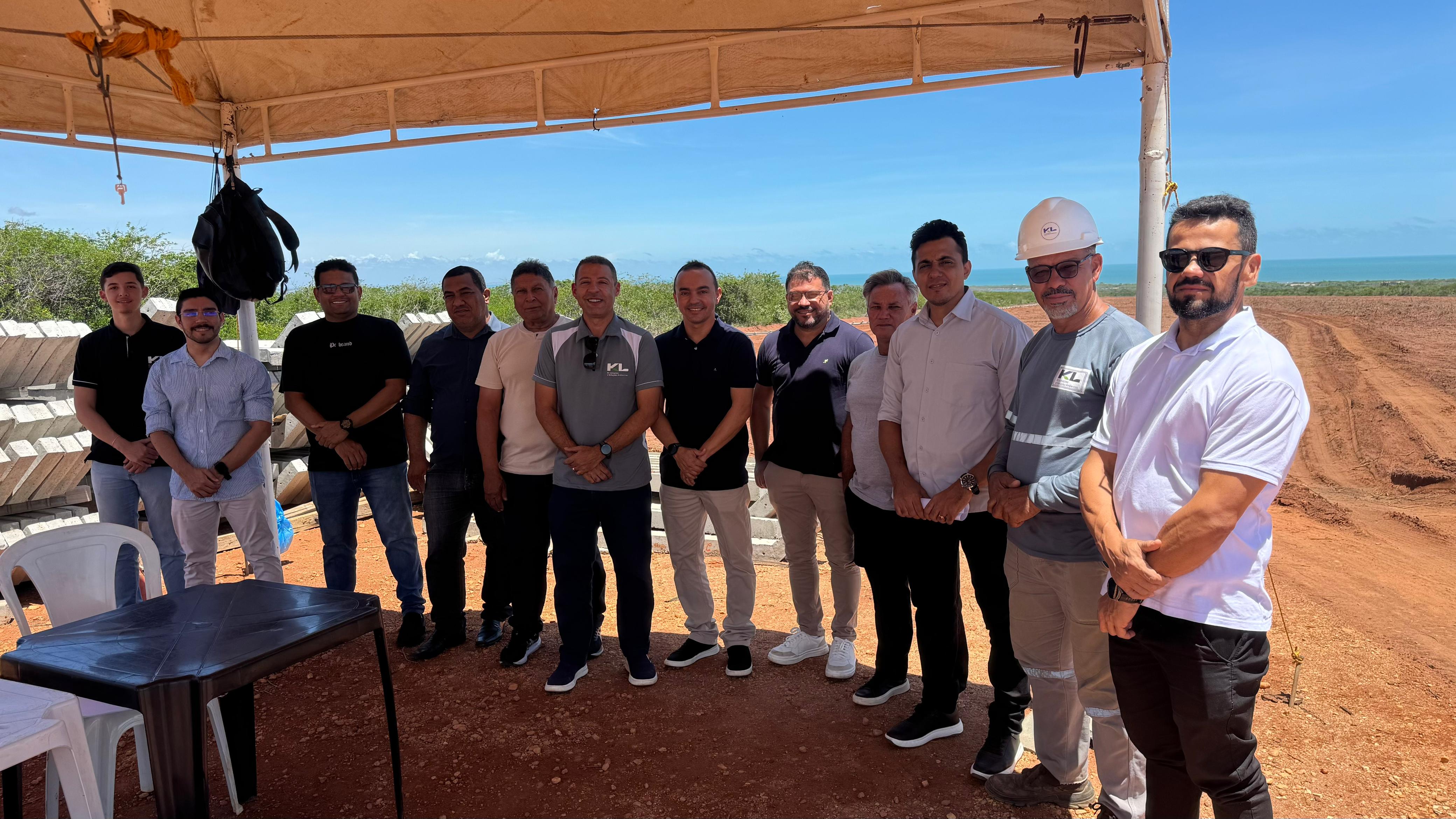 Obras do Centro de Tratamento de Resíduos avançam em Areia Branca