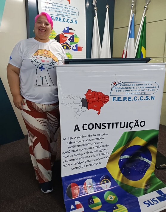 Areia Branca foi representado no  Fórum dos Conselhos de Saúde do Nordeste realizado na Bahia