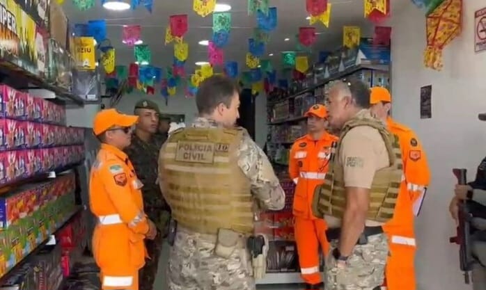“Operação São João Seguro”: Corpo de Bombeiros fiscaliza venda irregular de fogos
