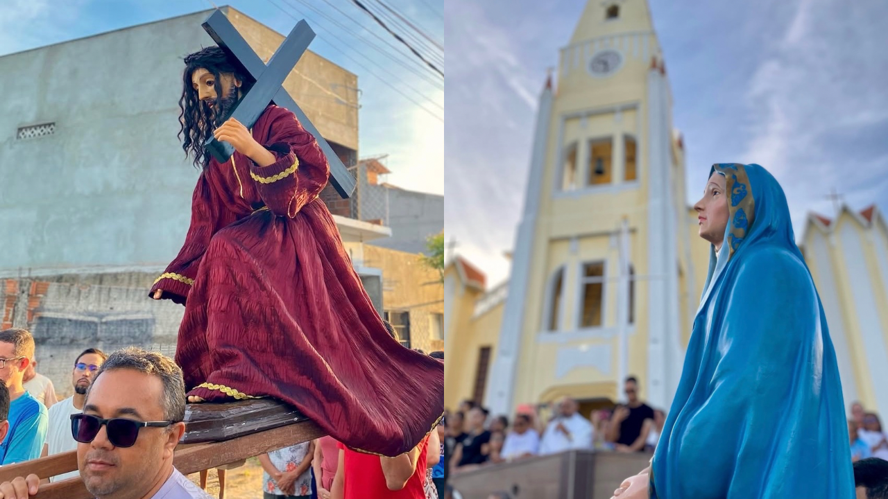 Sexta-feira da Paixão: fiés participam do encontro doloroso em Areia Branca