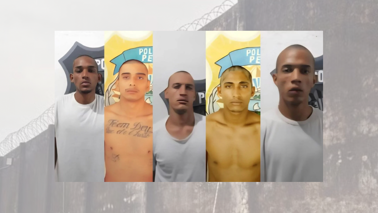 Cinco presos fogem da Penitenciária Estadual de Alcaçuz
