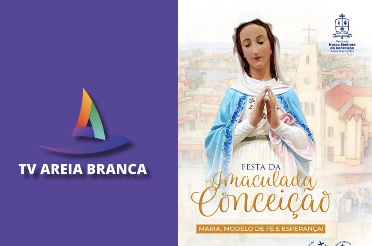 TV Areia Branca inicia transmissões da Festa da Imaculada Conceição nesta sexta (28)