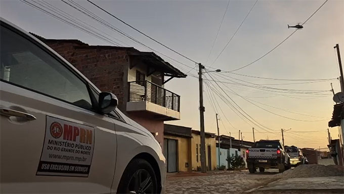 MP do RN deflagrou nesta sexta-feira (28) a Operação Leviatã, em Mossoró e Baraúna, para combater o crime organizado e o tráfico de drogas.