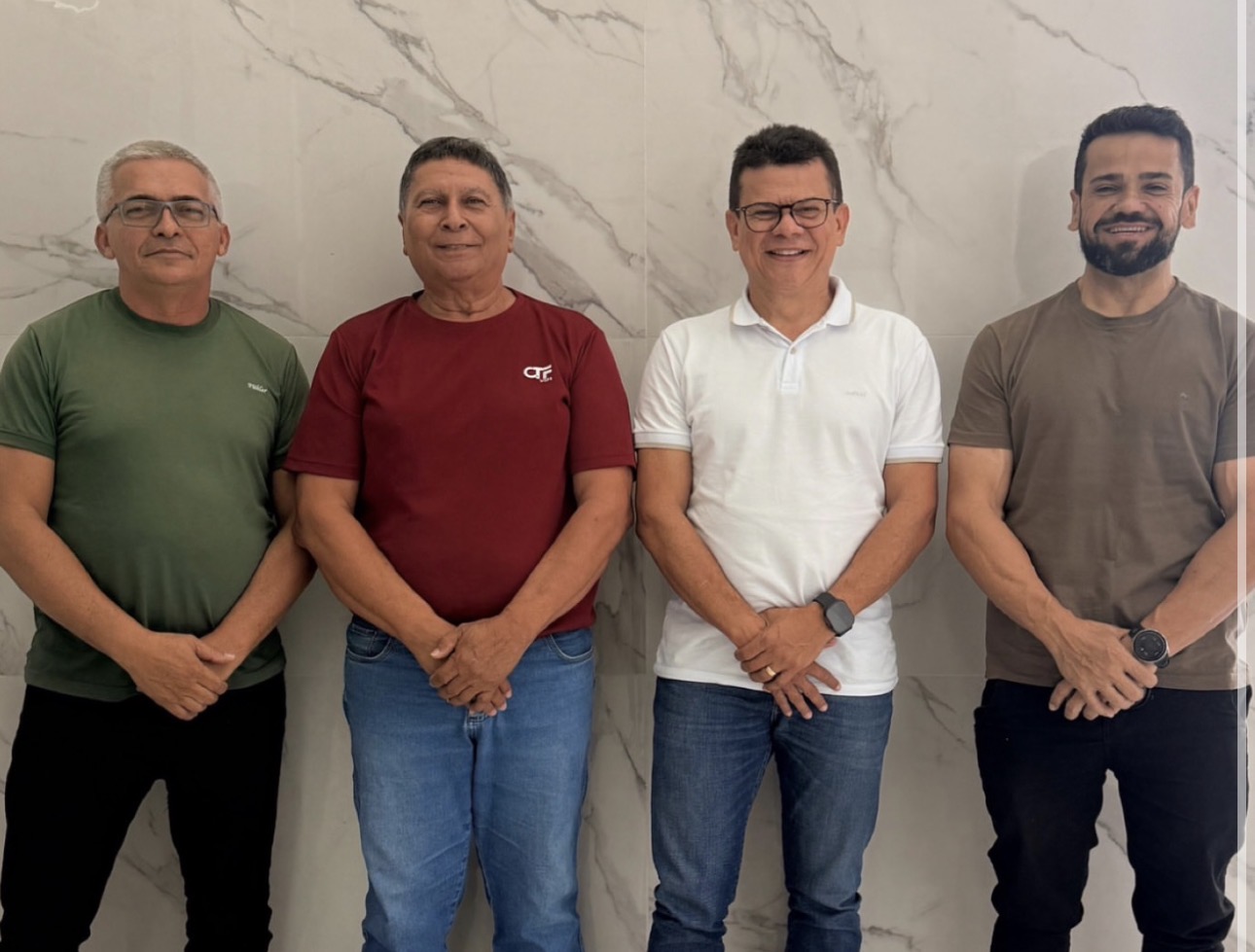 Juninho Saia Rodada recebe apoio de três vereadores em Areia Branca