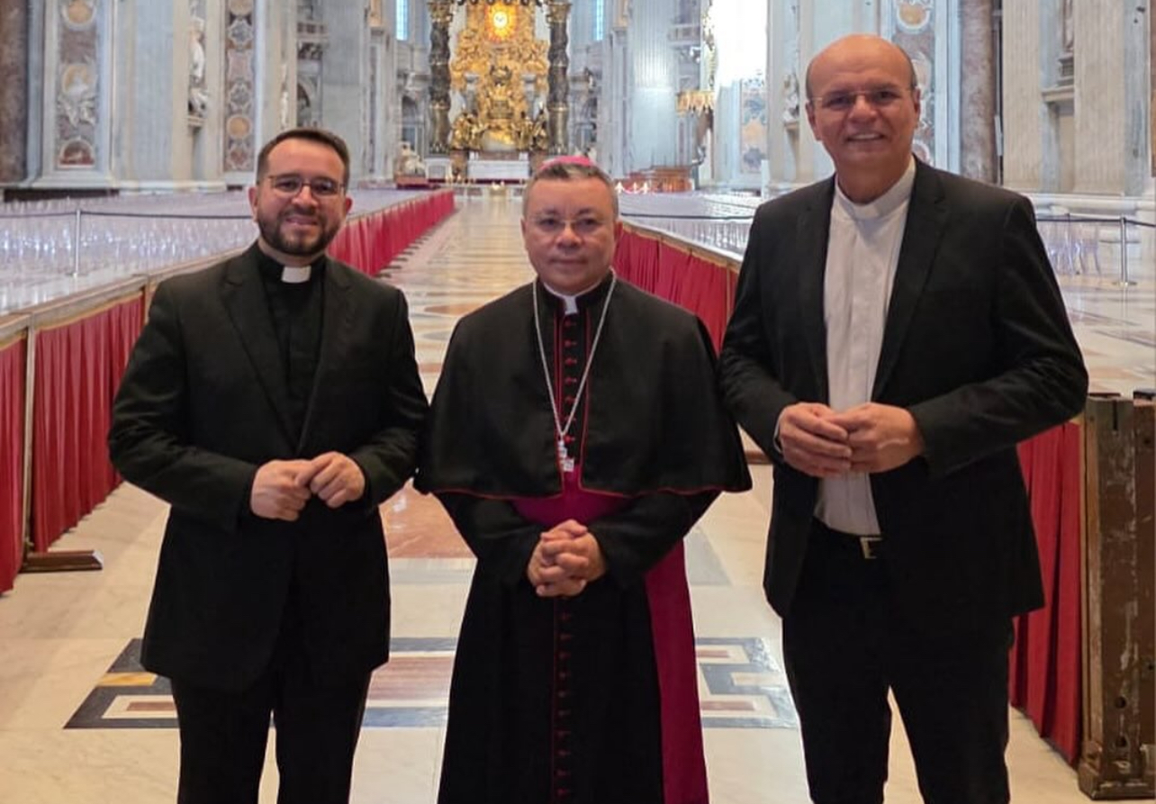 Bispo Dom Francisco de Sales tem agenda com Papa Leão XIV no Vaticano