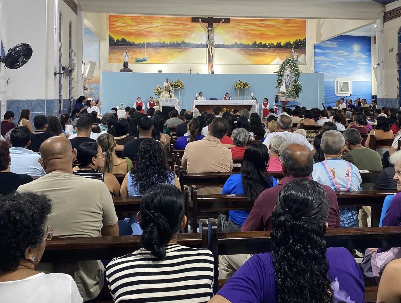 Paróquia celebra abertura da Festa de São Dom Bosco após Festa dos Navegantes