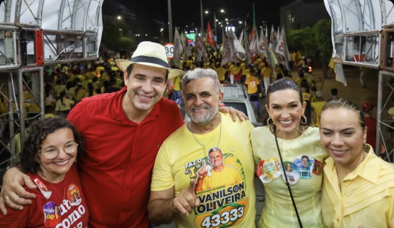 Eleições 2026: Mobilização do candidato Cadu de Lula na Avenida Presidente Dutra em Mossoró