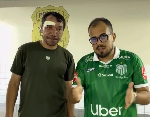 Torcedor do Uberlândia sofre agressão na Arena das Dunas após jogo contra o ABC