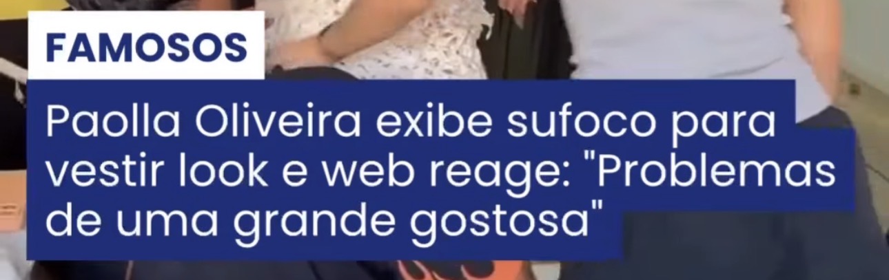 Paolla Oliveira diverte seguidores ao mostrar perrengues para vestir roupas: "As roupas travam no quadril"