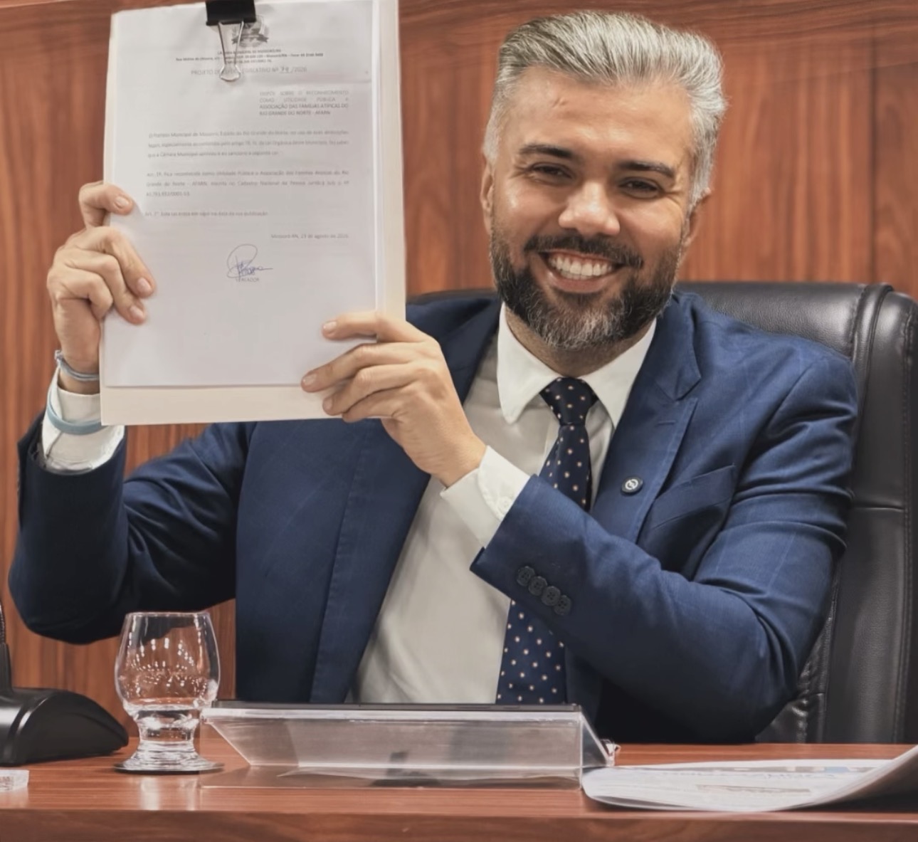 Projeto de Petras reconhece AFARN como de utilidade pública na Câmara Municipal