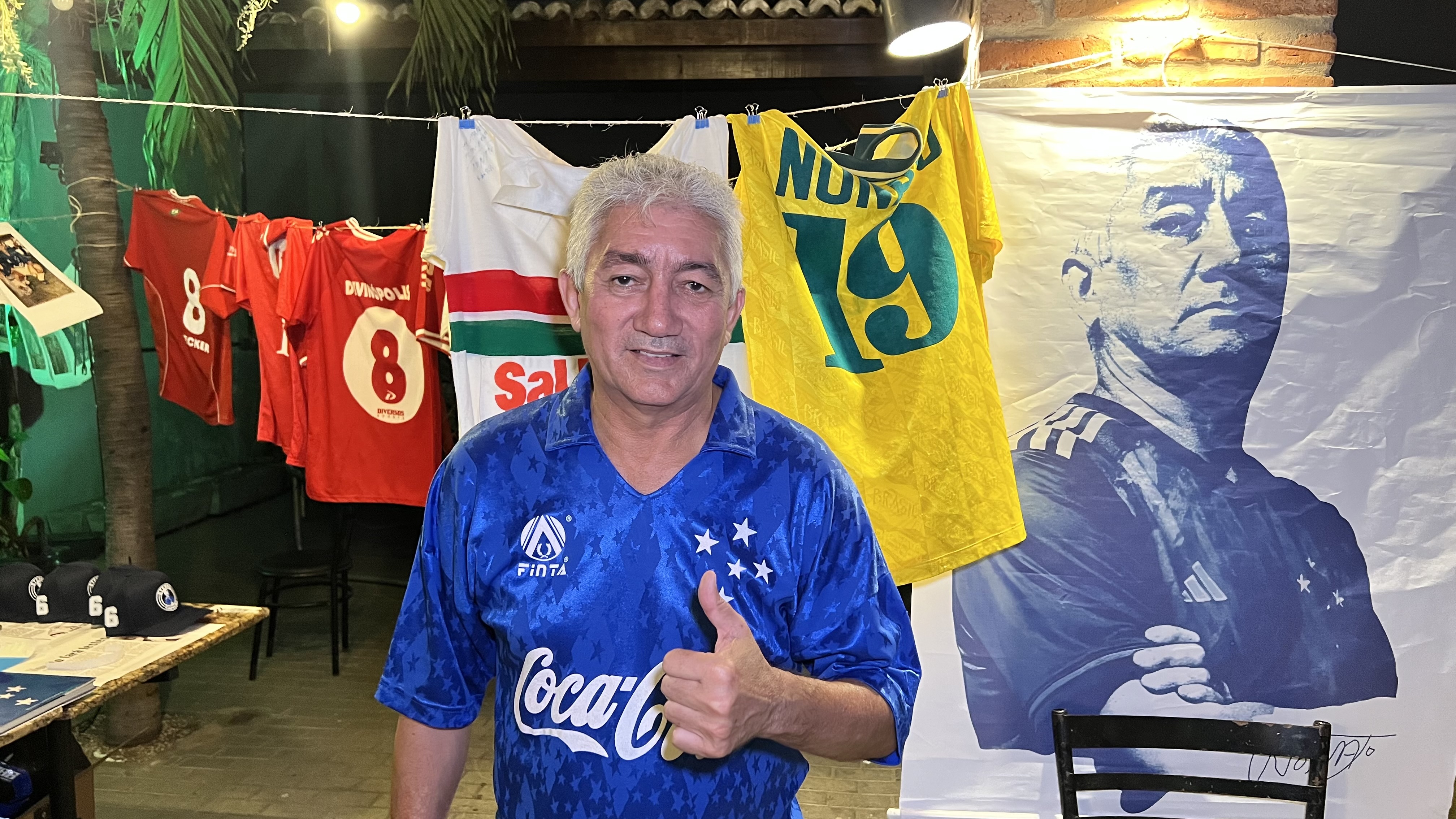 Nonato ídolo do Cruzeiro é homenageado em Mossoró após 7 anos