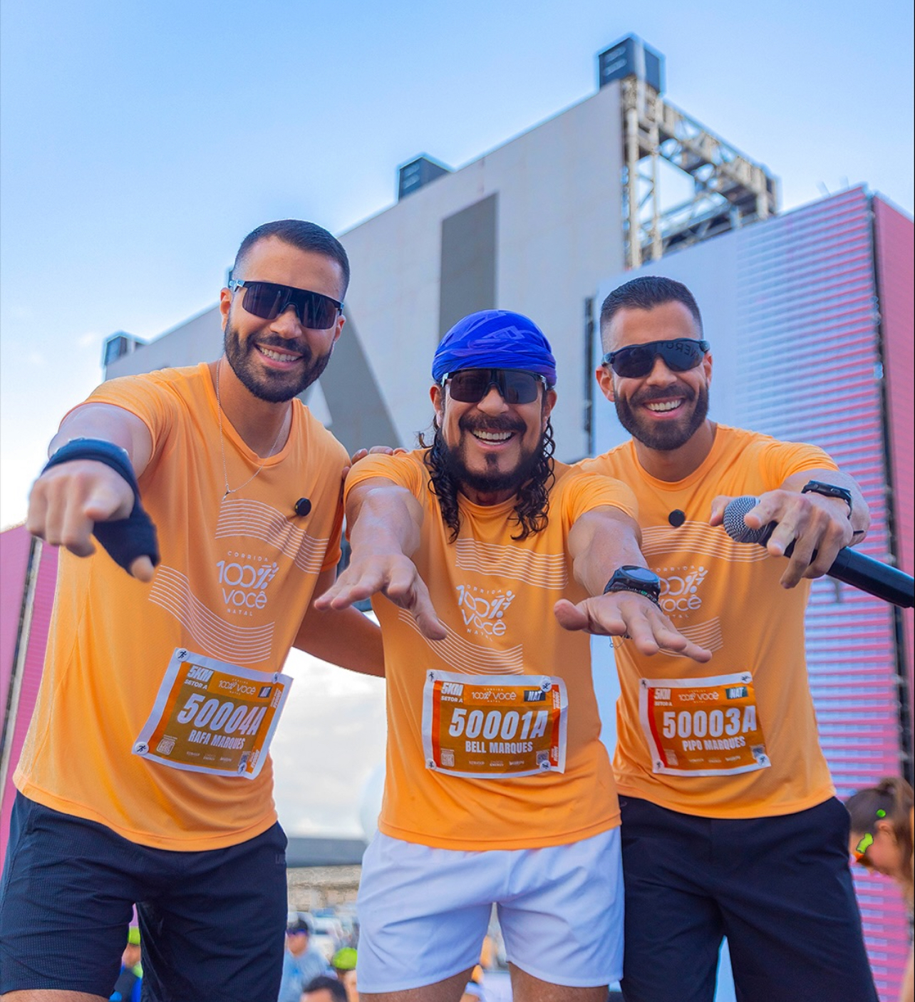 Corrida 100% Você do artista Bell Marques invadiu Natal no feriadão desta sexta (03)