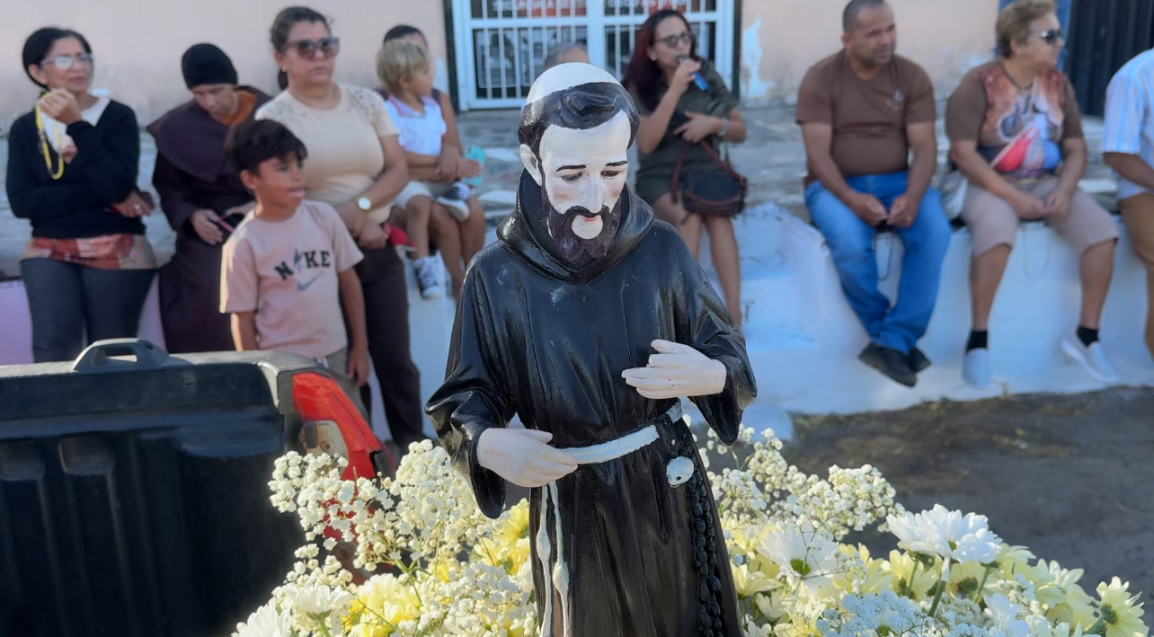 Fiéis celebram São Francisco de Assis em manhã de fé e devoção em Areia Branca