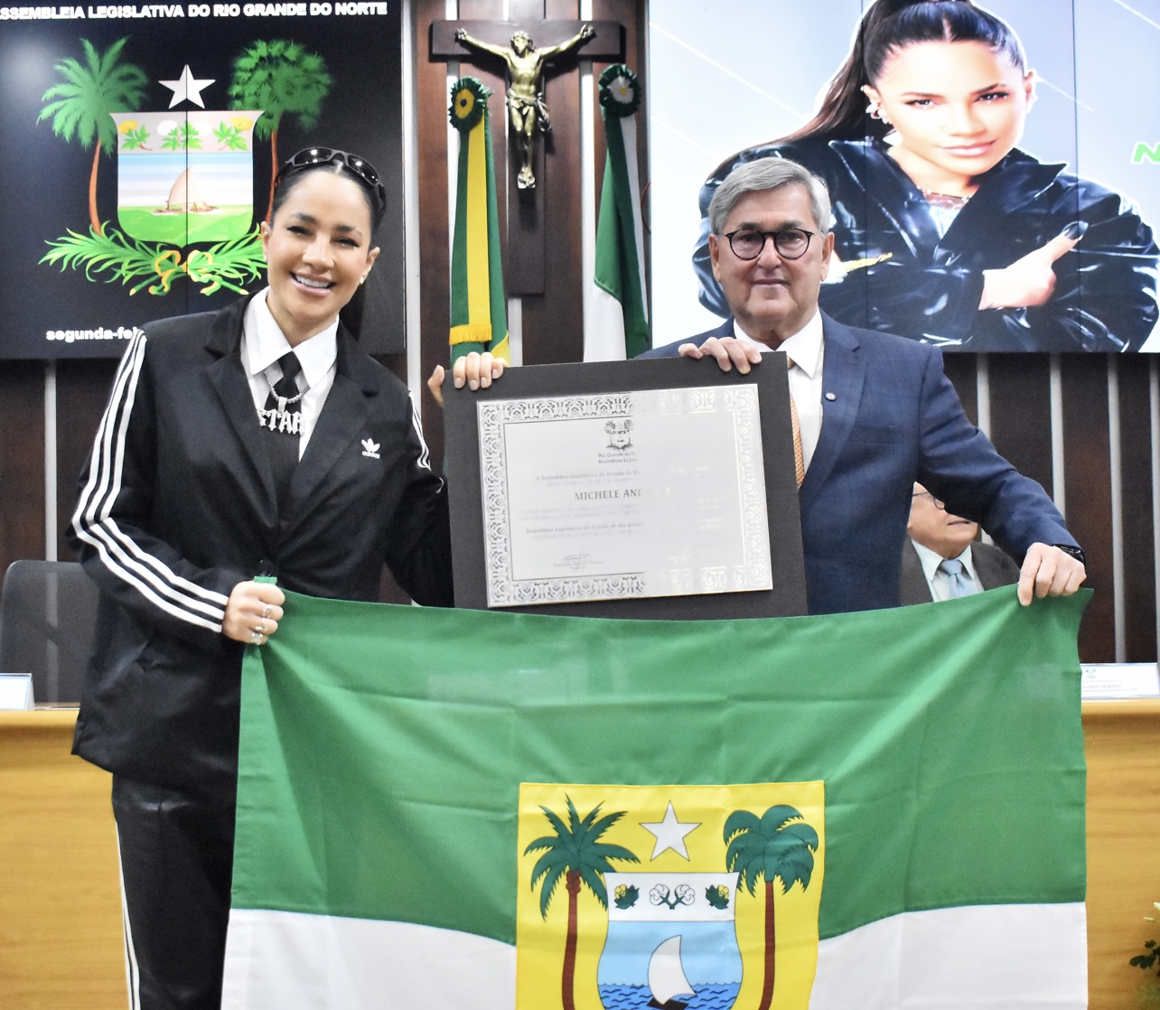 Assembleia concede título de Cidadã Norte-Rio-Grandense a Michele Andrade