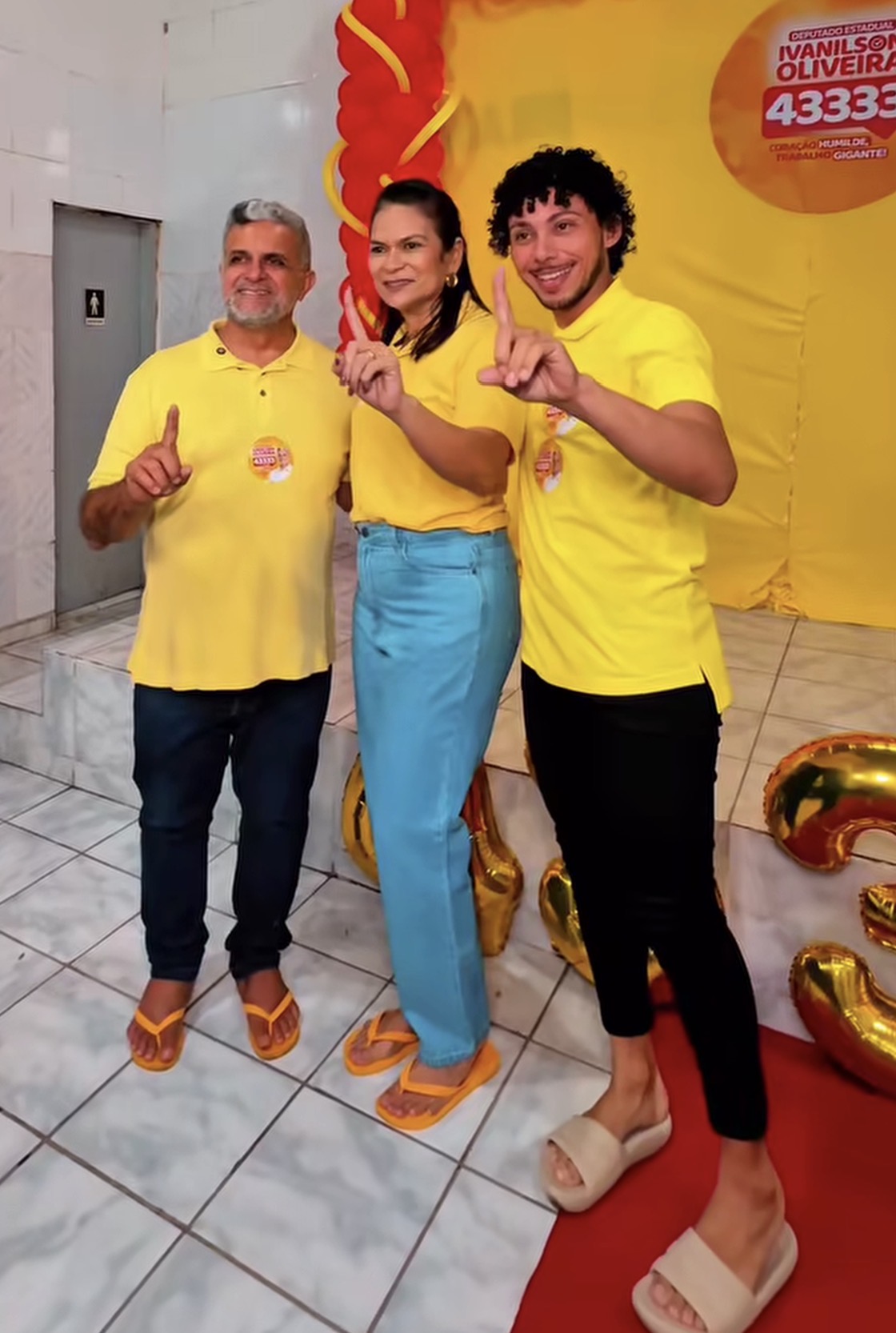Cinara Dantas apoia a reeleição do deputado Ivanilson Oliveira em Angicos