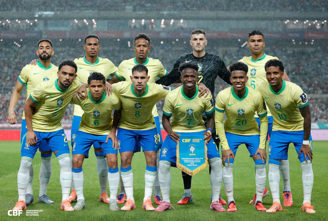 Brasil goleia Coreia do Sul e grande atuação em amistoso na Ásia