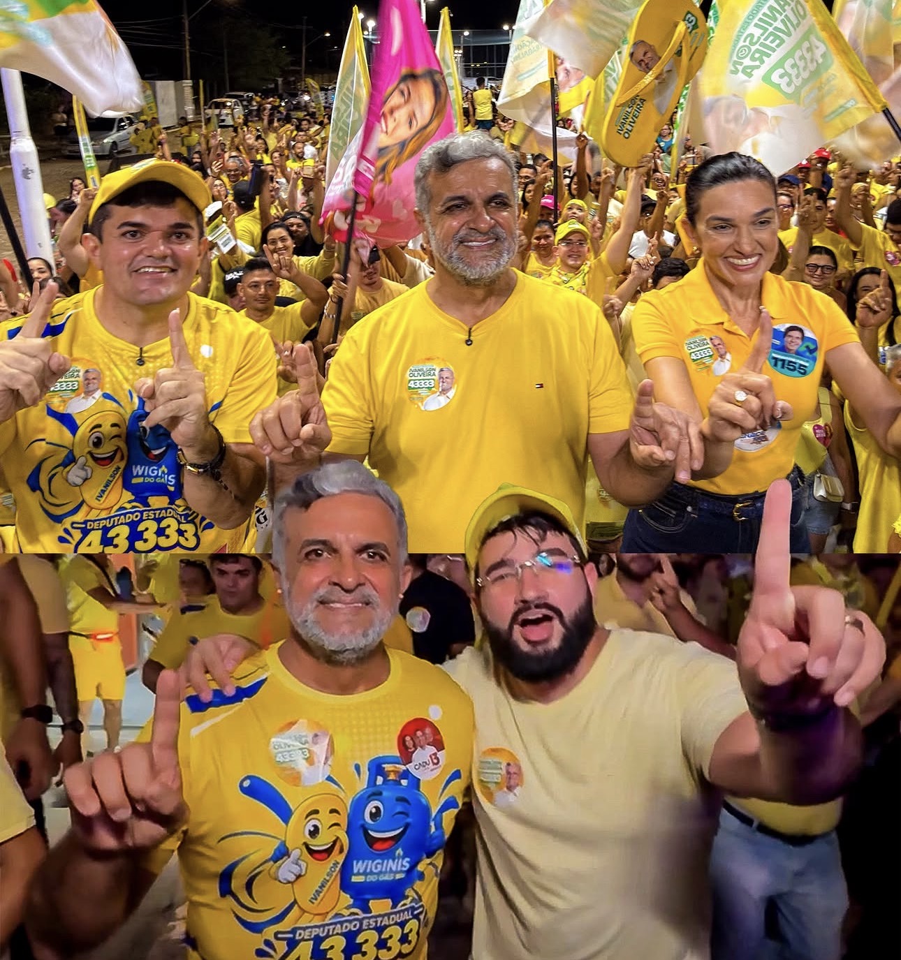 Ato de campanha do deputado Ivanilson Oliveira mobiliza apoiadores no bairro Aeroporto
