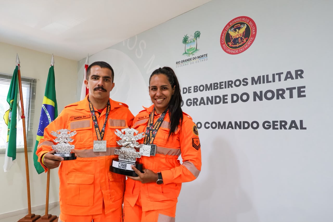 Bombeiros do RN conquistam segundo lugar geral no Bombeiro de Aço, na Paraíba