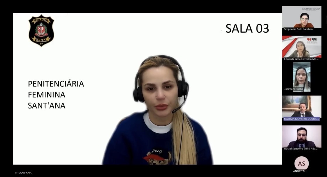 "Presa no exercício da profissão" alega Deolane durante Audiência de Custódia