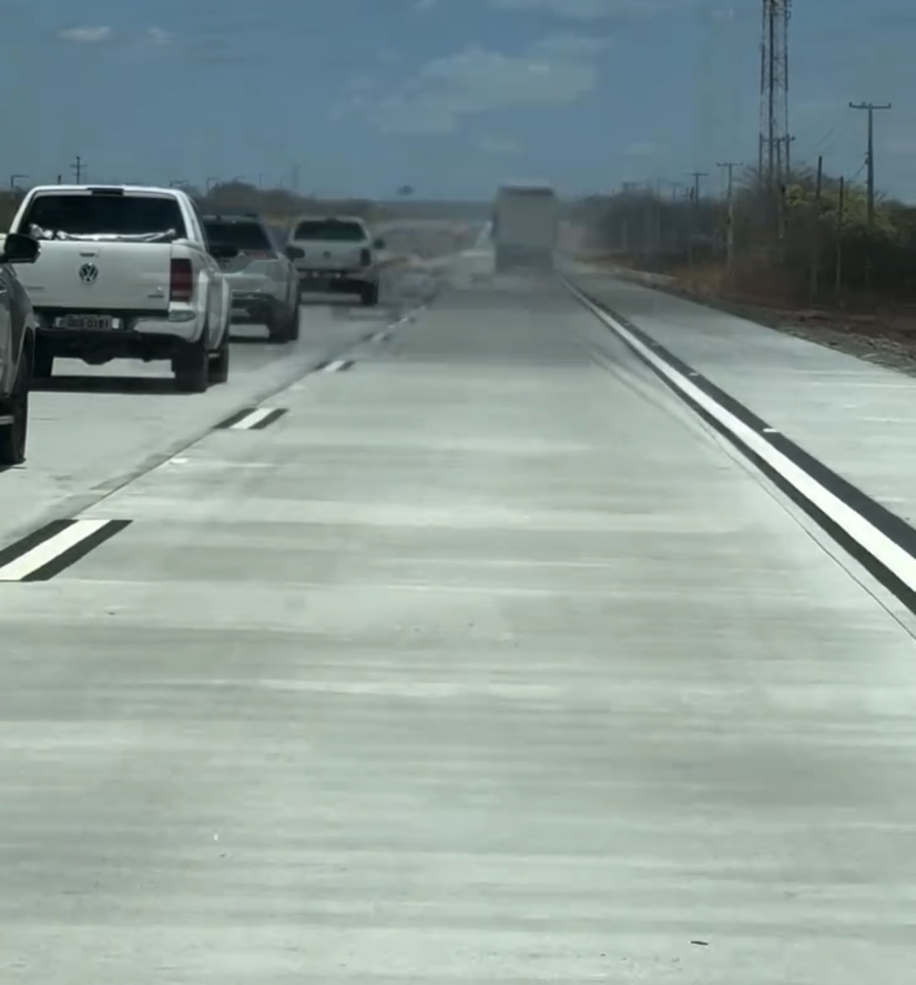 BR-304: 12 km inaugurado entre Km 94 e 106 de Assú a Mossoró