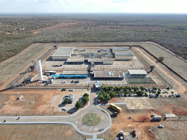 Muralha prometida em presídio federal de Mossoró segue inacabada