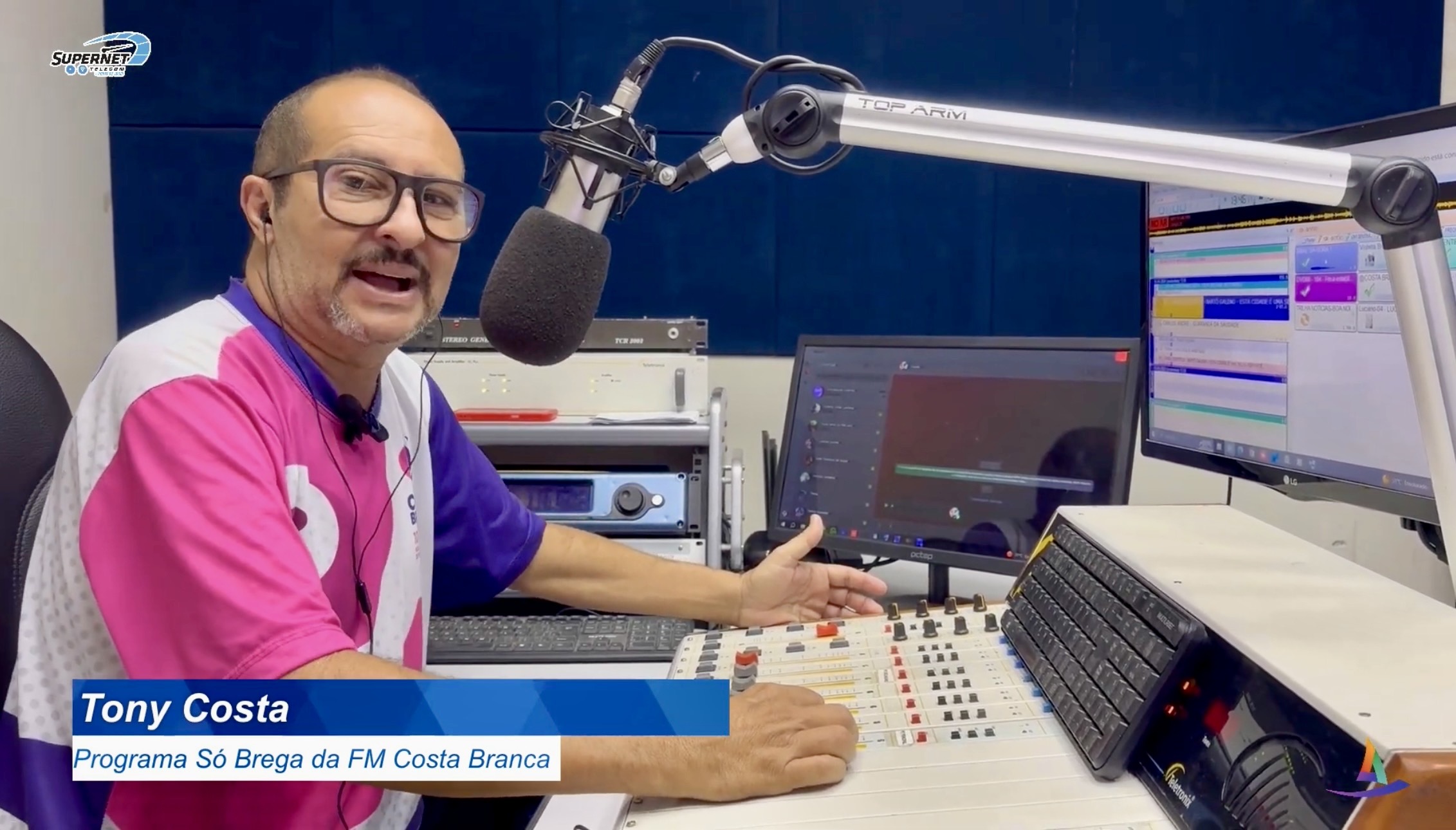 Equipe do Bem promove campanha solidária para ajudar radialista Tony Costa em tratamento de saúde