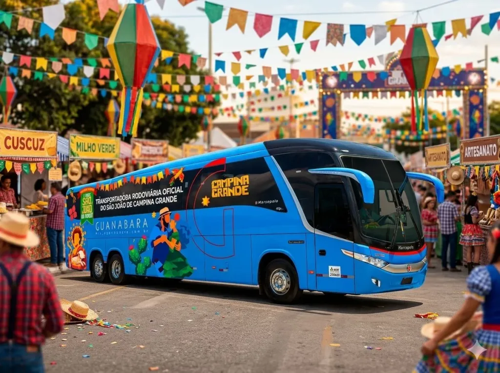 Guanabara é a transportadora oficial do São João de Campina Grande