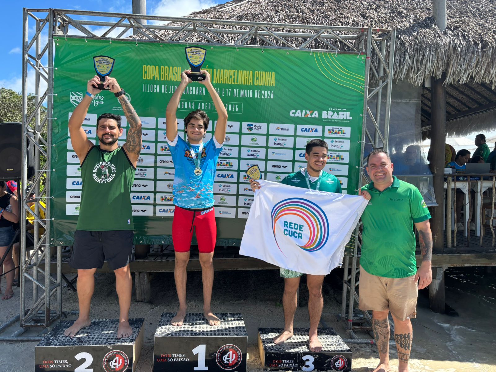 Atletas da parceria Uern/Ufersa se destacam no Festival Cearense de Águas Aberta