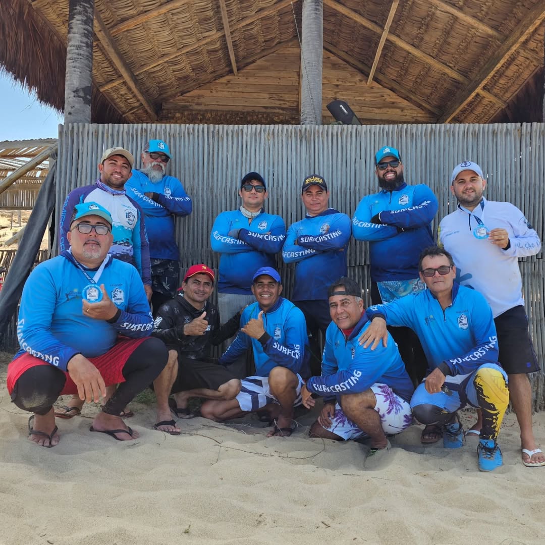 Amigos da Pesca de Areia Branca se preparam para disputar o IV Torneio de Pesca de Praia Cearense 2025