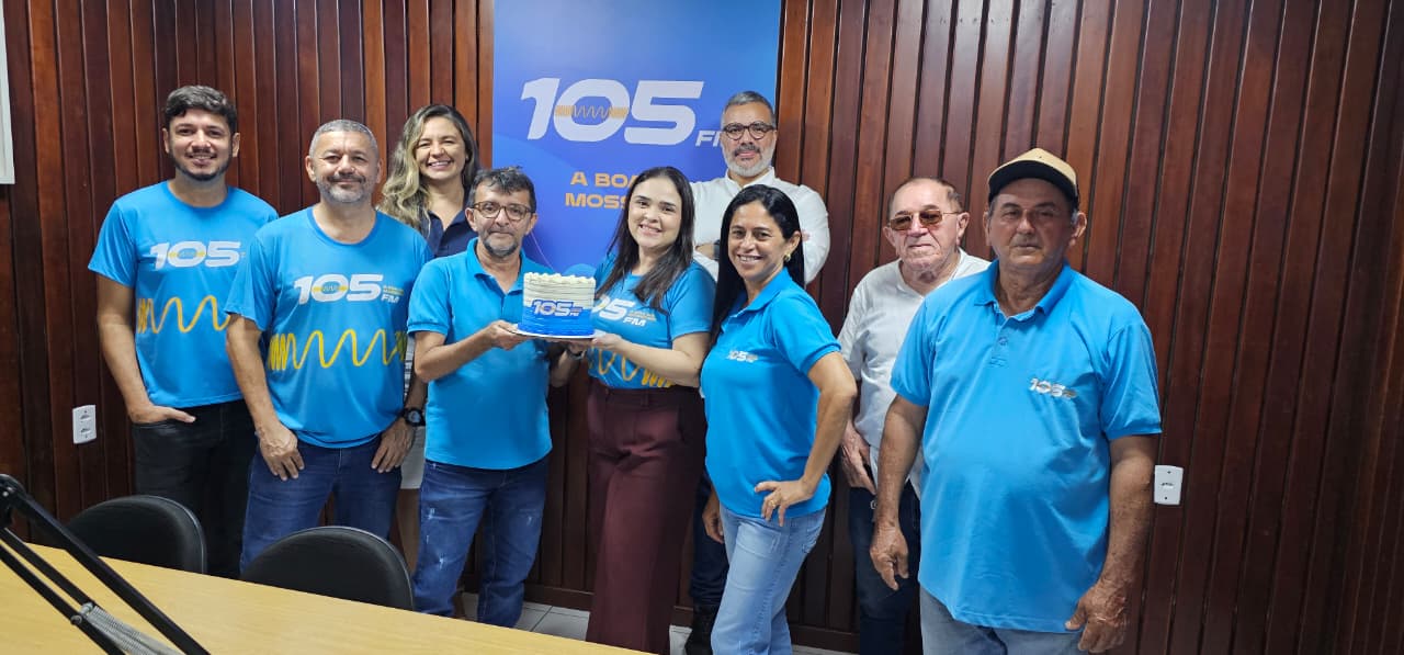 105 FM celebra 38 anos de fundação sendo uma das  rádios históricas de Mossoró
