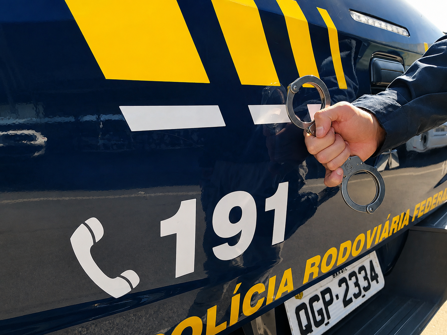 PRF cumpre mandado de prisão por estupro de vulnerável durante fiscalização na BR-101 em Extremoz/RN