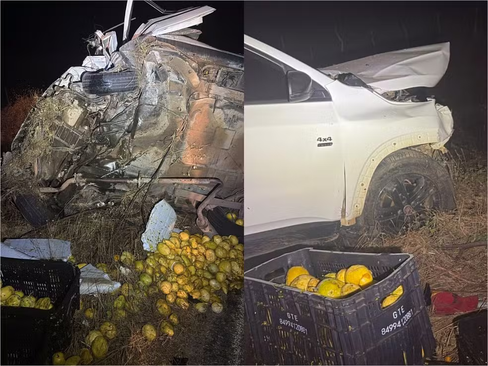 Uma pessoa morre em acidente na RN-78 e prefeito de Umarizal fica ferido
