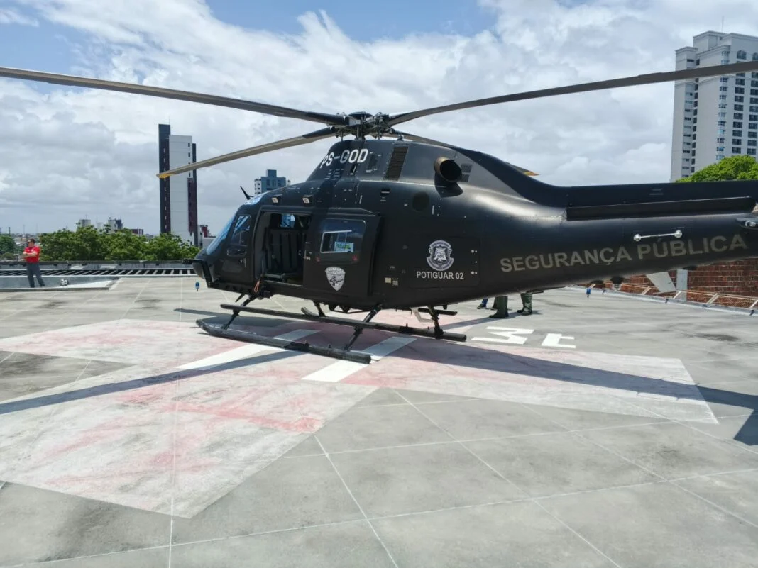 Helicóptero Potiguar 02 garante transporte de órgão para transplante entre Rio Grande do Norte e Ceará