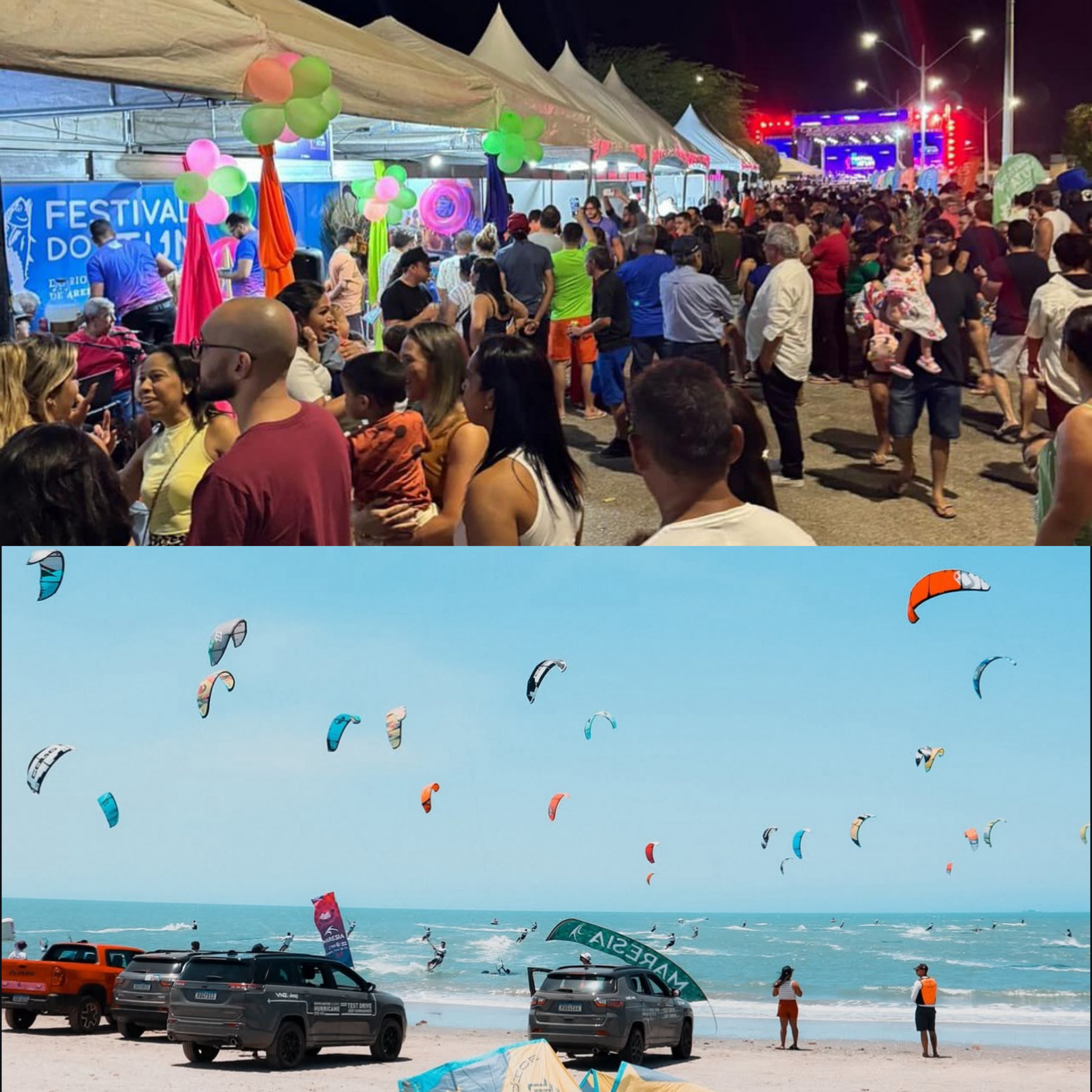 Areia Branca lança Festival Ventos e Mar unindo KiteFest e Festival do Atum