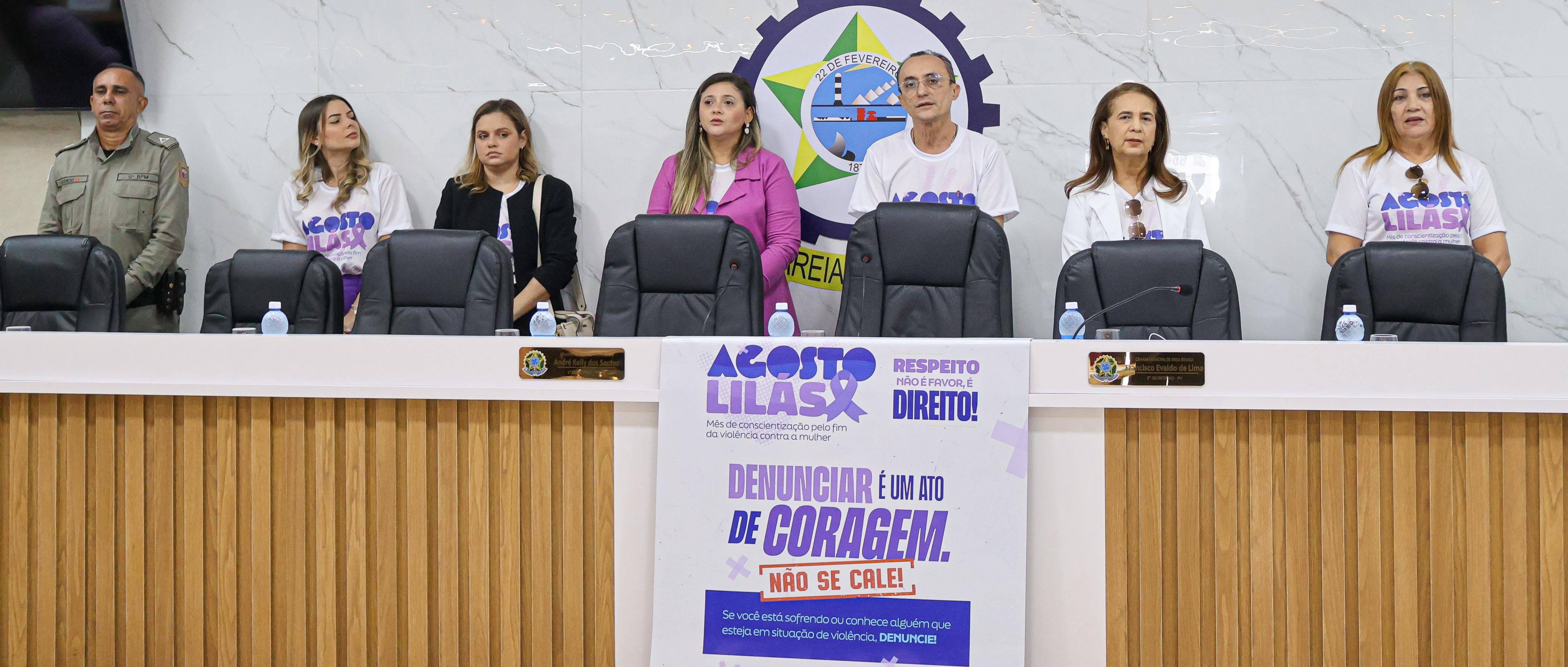 Audiência Pública na Câmara Municipal sobre o Combate a Violência contra as Mulheres